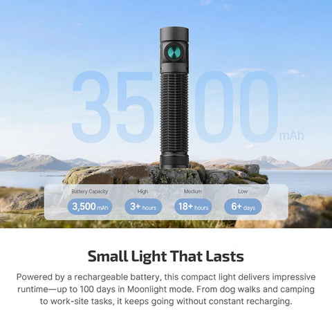 OLIGHT Baton 4 Pro Dual Switch High Lumen Compact EDC Flashlight