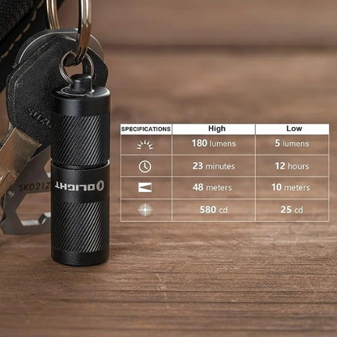 OLIGHT I1R2PROBK i1R 2 Pro Keychain Flashlight