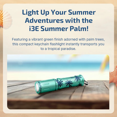 OLIGHT I3ESM i3E EOS Keychain Flashlight - Summer Palm