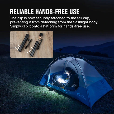 OLIGHT I3T2BK i3T 2 EOS Small EDC Flashlight - Black