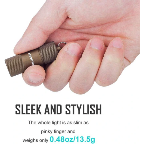 OLIGHT I1R2 EOS Keychain Flashlight Kit - Desert Tan