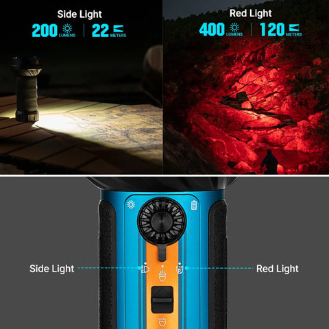 OLIGHT MARAUDERMINI2R Marauder Mini 2 Compact Powerful Flashlight - Roadster