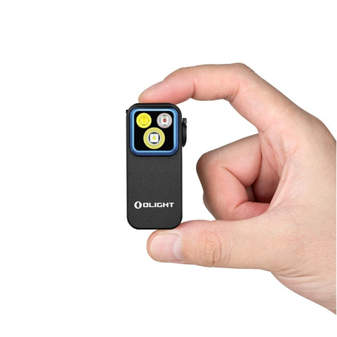 OLIGHT OCLIPPROBKC2M Oclip Pro Clip on Flashlight with Floodlight Spotlight and Red Light - Black