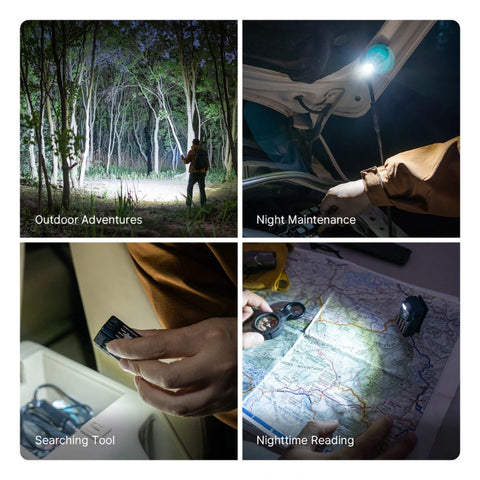 OLIGHT OCLIPULTRASSE Oclip Ultra Clip-On EDC Light with Flood, Spot, and UV Modes - Stars & Stripes Edition