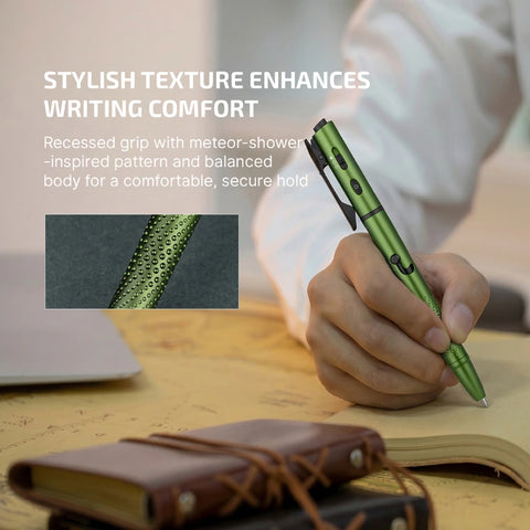 OLIGHT O'PEN 3 Multifunctional Pen Light with 120 Lumens & Green Laser - OD Green