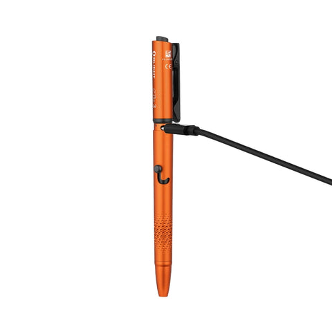 OLIGHT O'PEN 3 Multifunctional Pen Light with 120 Lumens & Green Laser - Orange