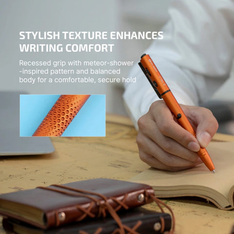 OLIGHT O'PEN 3 Multifunctional Pen Light with 120 Lumens & Green Laser - Orange