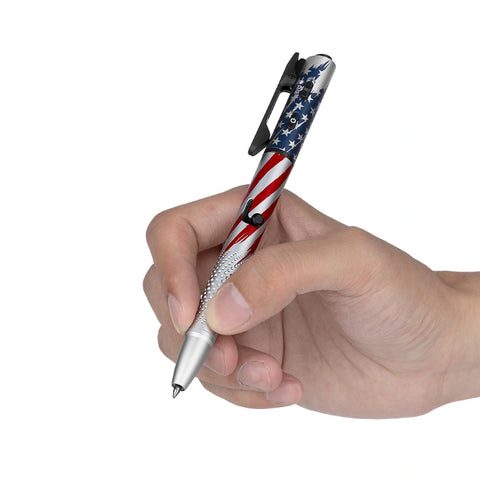 OLIGHT O'PEN 3 Multifunctional Pen Light with 120 Lumens & Green Laser - Stars & Stripes Edition