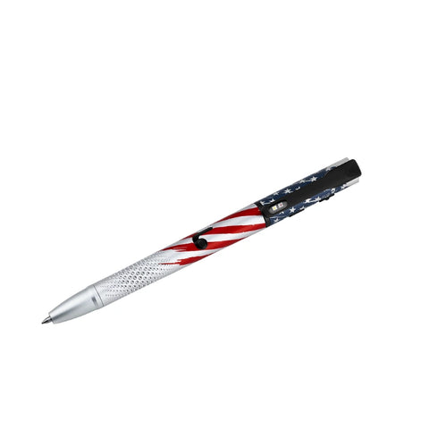 OLIGHT O'PEN 3 Multifunctional Pen Light with 120 Lumens & Green Laser - Stars & Stripes Edition