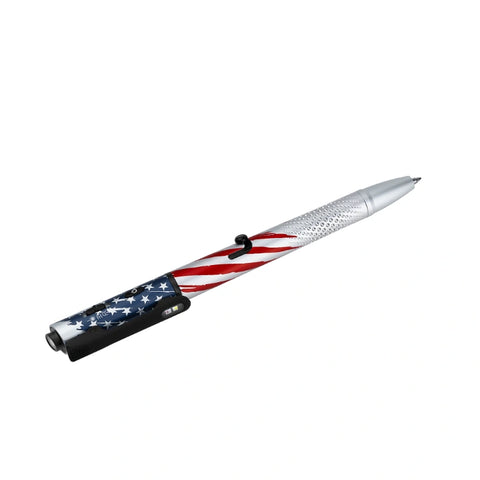 OLIGHT O'PEN 3 Multifunctional Pen Light with 120 Lumens & Green Laser - Stars & Stripes Edition