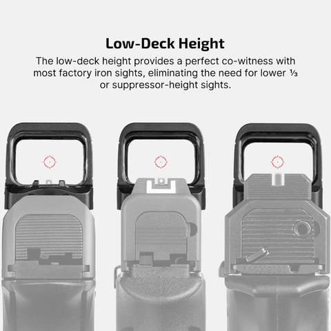 OLIGHT OSIGHTSRDDOTBK Osight S 2 MOA Dot & 32 MOA Circle with OAL Material