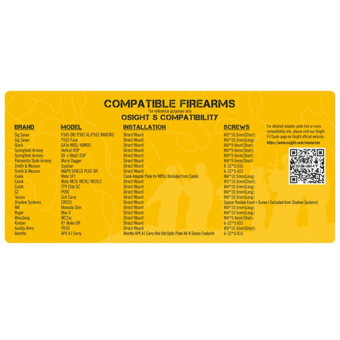 OLIGHT OSIGHTSRDDOTBK Osight S 2 MOA Dot & 32 MOA Circle with OAL Material