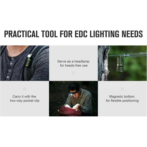 OLIGHT PERUN2MINIODGCW Perun 2 Mini LED Rechargeable Headlamp - OD Green CW(5700K~6700K)