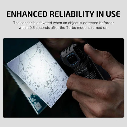 OLIGHT PERUN3BK Perun 3 Headlamp 3000 Lumens White Light and Red Light - Black