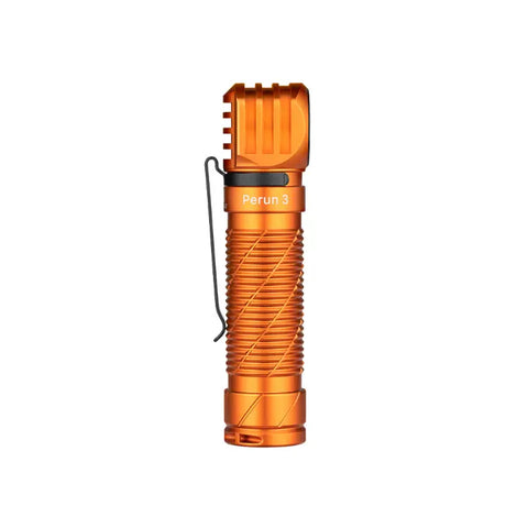 OLIGHT PERUN3OG Perun 3 Headlamp 3000 Lumens White Light and Red Light - Orange