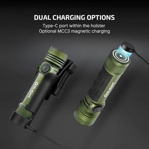 OLIGHT SEEKER4PROODG Seeker 4 Pro High Power Flashlight - OD Green CW(5700~7000K)