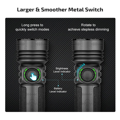 OLIGHT SEEKER4PROPS Seeker 4 Pro High Power Flashlight - Phantom Squadron CW(5700~7000K) (Copy)