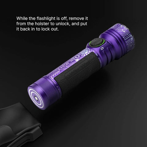 OLIGHT SEEKER4PROVIOLET DIY Bundle Seeker 4 Pro High Power Flashlight Color-Cyber Violet CW(5700~7000K)