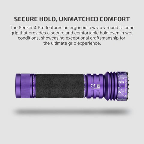 OLIGHT SEEKER4PROVIOLET DIY Bundle Seeker 4 Pro High Power Flashlight Color-Cyber Violet CW(5700~7000K)