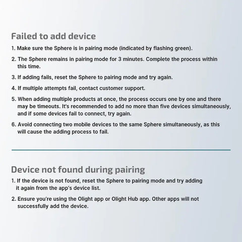 OLIGHT SPHERE Sphere Ambient Light with App Control - Blue