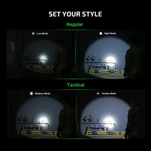 OLIGHT WARRIORX4MTBK Warrior X 4 USB-C and MCC Rechargeable Tactical Flashlight With Holster - Matte Black