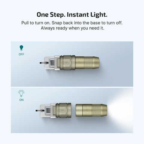 OLIGHT iUltra OAL Keychain Flashlight - Olive Green