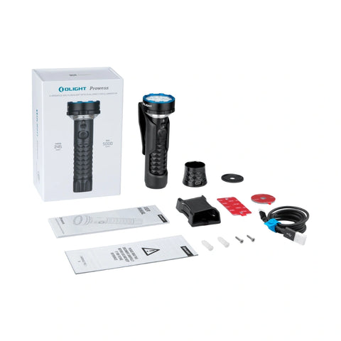 Olight PROWESSBK Prowess Multifunctional with Bidirectional Lighting Flashlight - Black