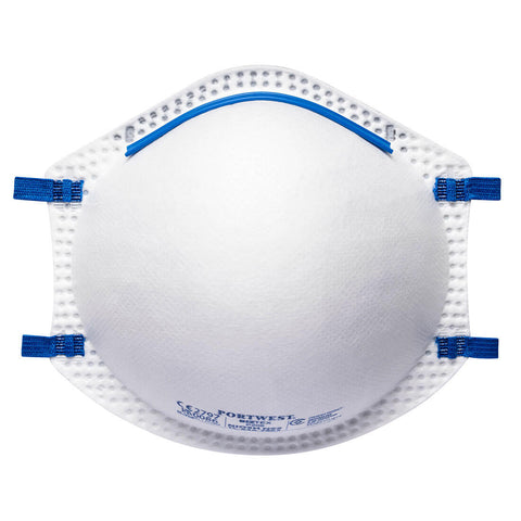 Portwest P200WH N95 Cup Respirator (Pk20) - White - R