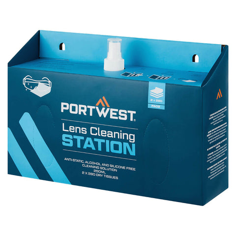 Portwest PA02WH Lens Cleaning Station - White - R