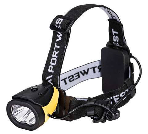 Portwest PA63YB Dual Power Head Lamp - Yellow/Black - R