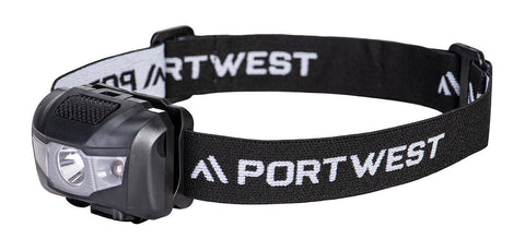 Portwest PA71BK USB Rechargeable Head Lamp - Black - R