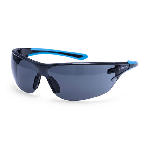 Portwest PS19SK Essential Safety Glasses - Smoke - R