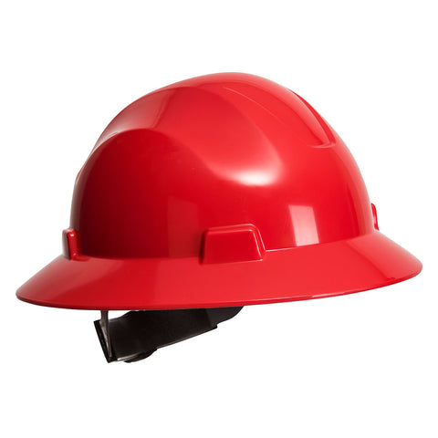 Portwest PS56RE Full Brim Premier Hard Hat - Red - R