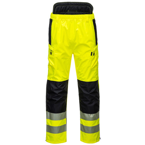 Portwest PW342YBR PW3 Hi-Vis Extreme Rain Pants - Yellow/Black - R