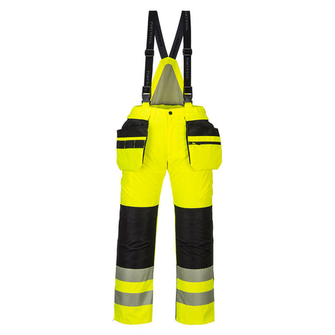 Portwest PW351YBR PW3 Hi-Vis Winter Pants - Yellow/Black - R