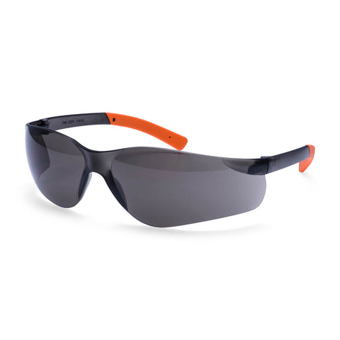 Portwest PW38SO Pan View Safety Glasses - Smoke/Orange - R