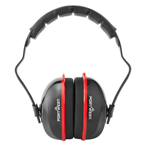 Portwest PW43BK Comfort Ear Muffs - Black - R