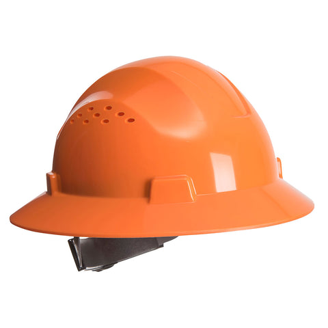 Portwest PW52OR Full Brim Premier Hard Hat Vented - Orange - R