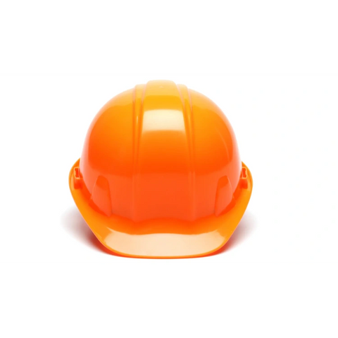 Pyramex HP16141 Hi Vis Orange Hard Hat Cap Standard Shell 6 Pt Ratchet Suspension