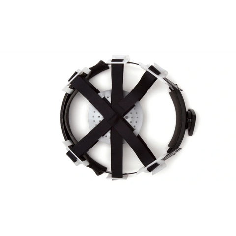 Pyramex HP26110 White Full Brim Hard Hat 6 Pt Ratchet Suspension