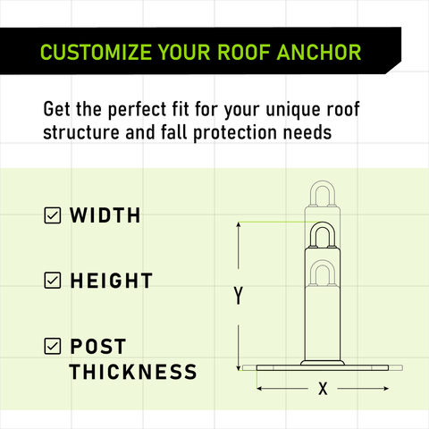 Frontline Commercial Roof Anchor 18"