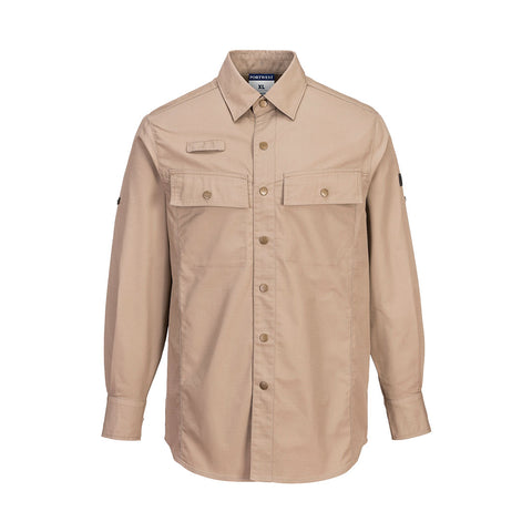 Portwest S130SAR KX3 Ripstop Shirt L/S - Sand - R