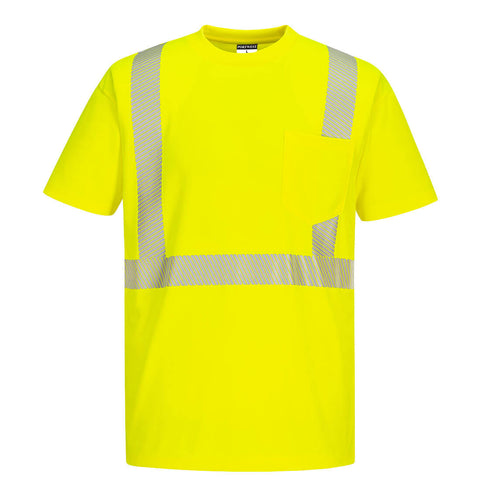 Portwest S194YER Hi-Vis Segmented Tape T-Shirt S/S - Yellow - R