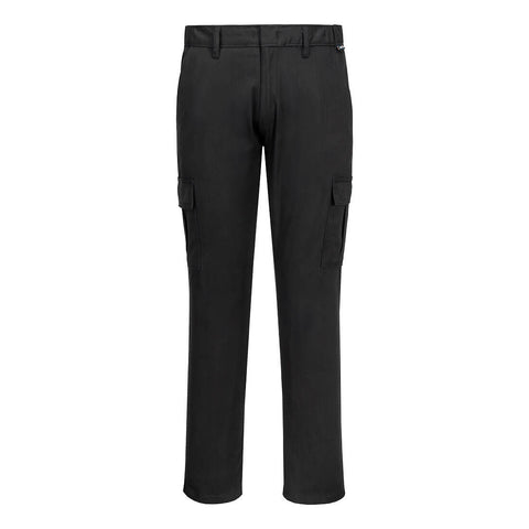 Portwest S231BKR WX2 Eco Flex Slim Combat Pants - Black - R