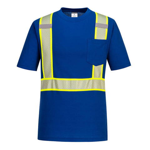 Portwest S396RBR Iona Plus Enhanced T-Shirt S/S - Royal Blue - R