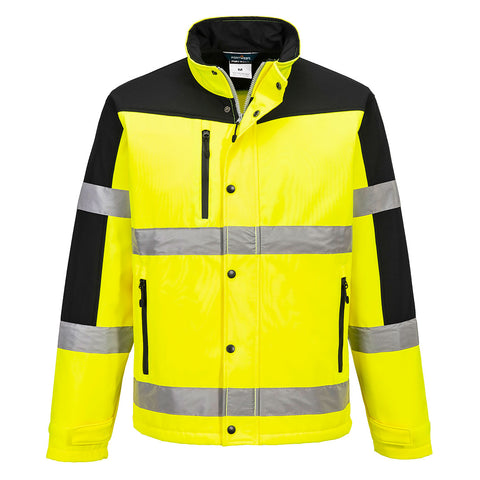 Portwest S429YER Two-Tone Softshell Jacket (3L) - Yellow - R