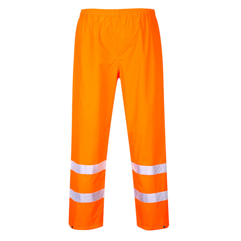 Portwest S480ORR Hi-Vis Rain Pants - Orange - R