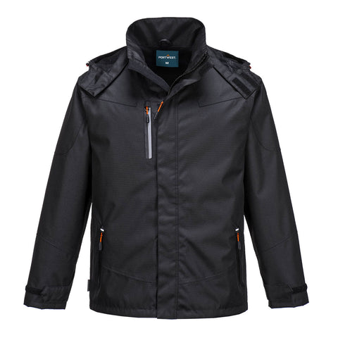 Portwest S555BKR Outcoach Rain Jacket - Black - R