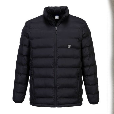 Portwest S557BKR Ultrasonic Heated Tunnel Jacket - Black - R