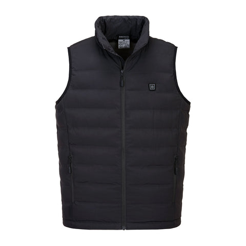 Portwest S558BKR Ultrasonic Heated Tunnel Bodywarmer - Black - R